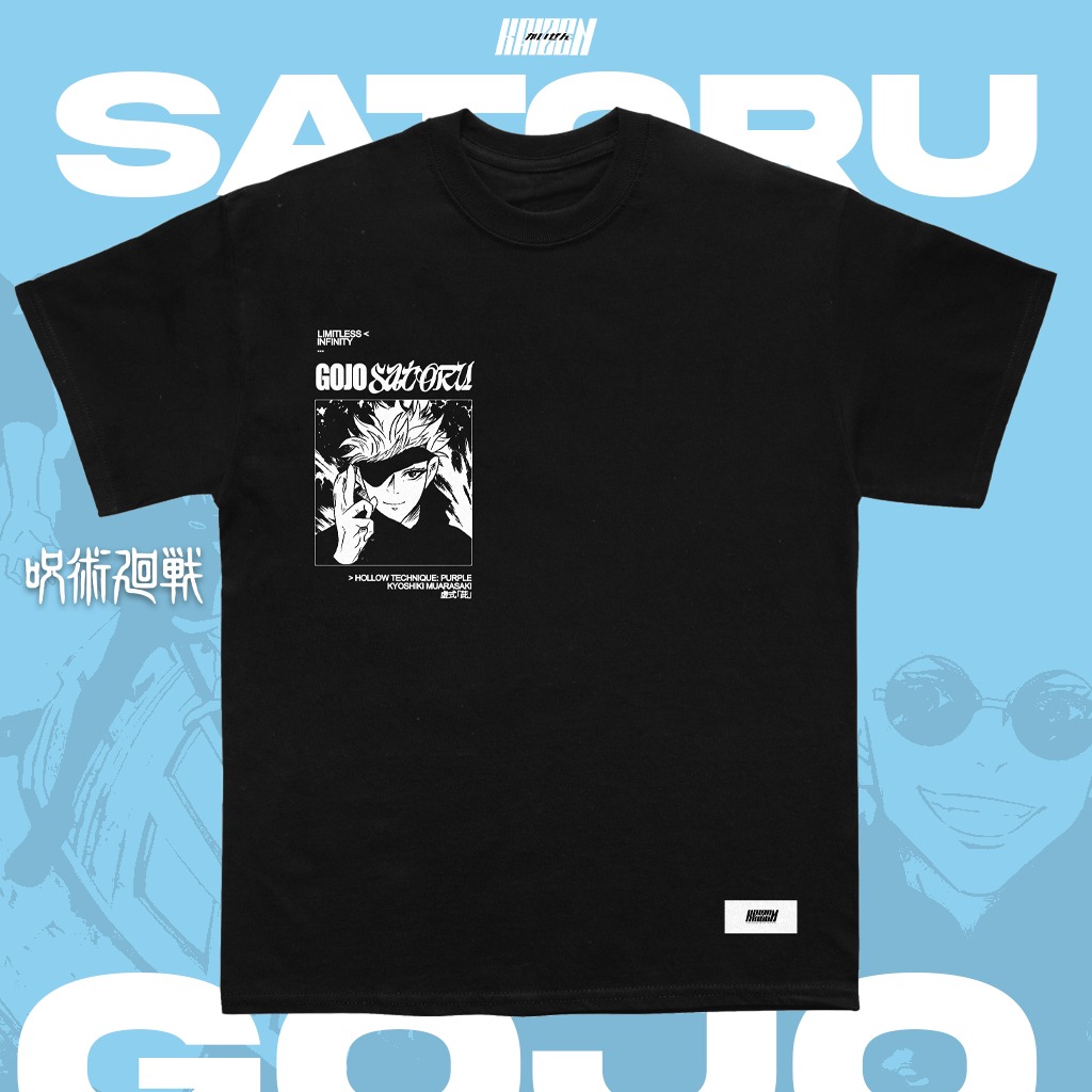 Jujutsu Kaisen Oversized Anime T-Shirt Gojo Satoru Limitless Unisex ...