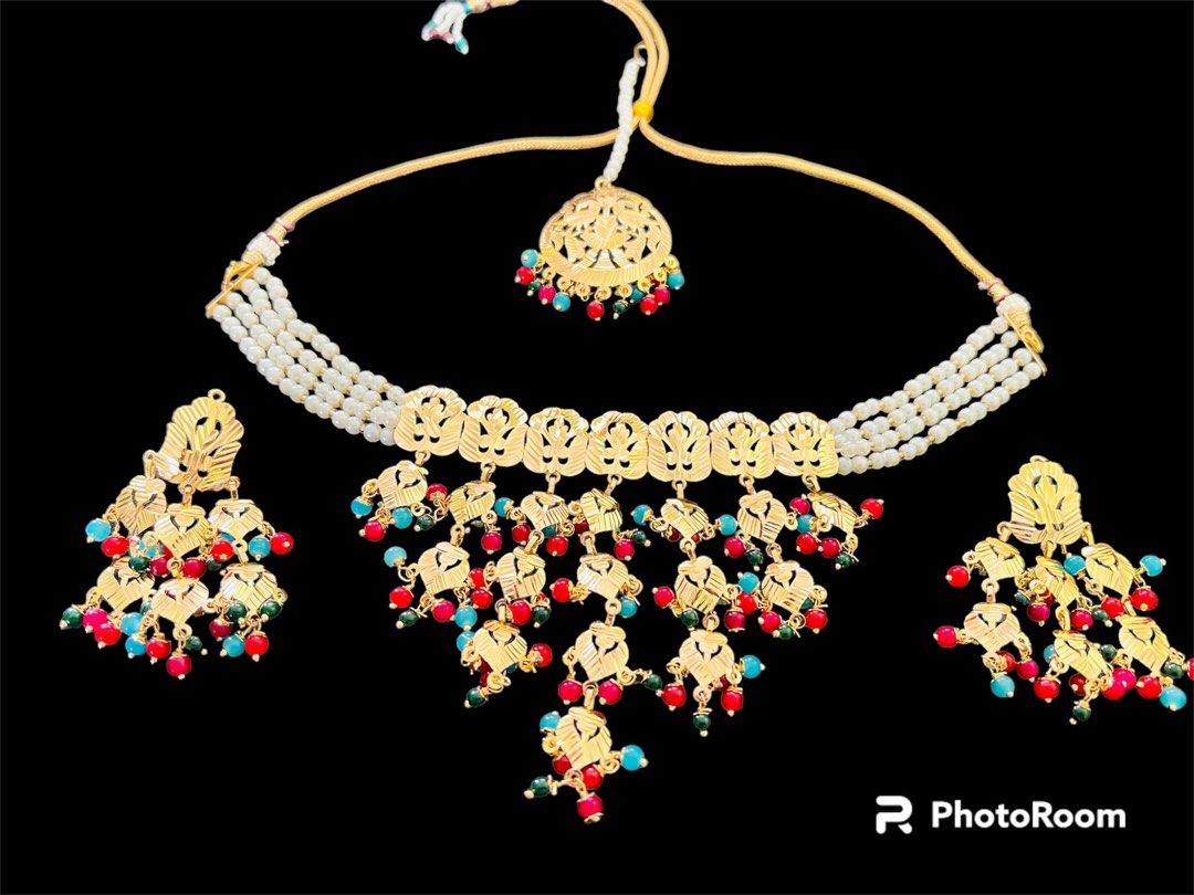 Indian Pakistani jewellery Gold Plated Punjabi Style Lightweight