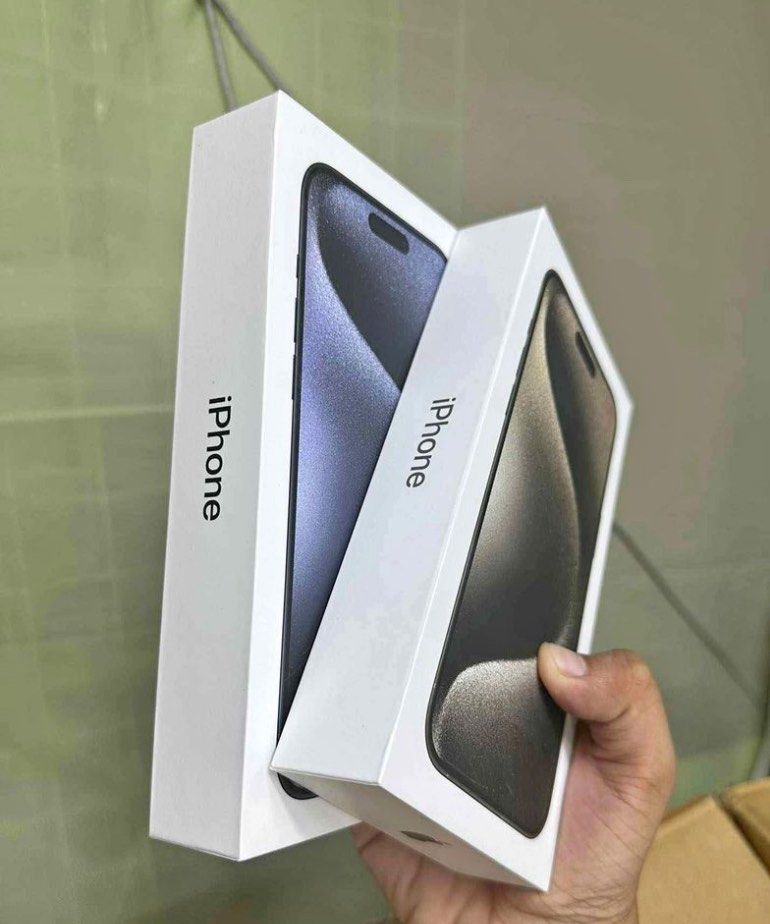 Iphone 15 pro max 256/512gb (Category: iPhone 15 Series) located in Mandaluyong City. Submitted by shopwithme.mnl (Listing ID 1262264389, Image 1). Description: ALL BRAND NEW TECH!!! STEAL PRICES! Iphone 15 PRO MAX 256/512gb NTC Different prices per color pm for inquiries 256gb colors: Natural, white, black, Blue 512gb colors: Black, Natural, White, Blue 📞09174236498 📌 manila, sta mesa and greenhills san juan area 👍 MEET UP legit check all you