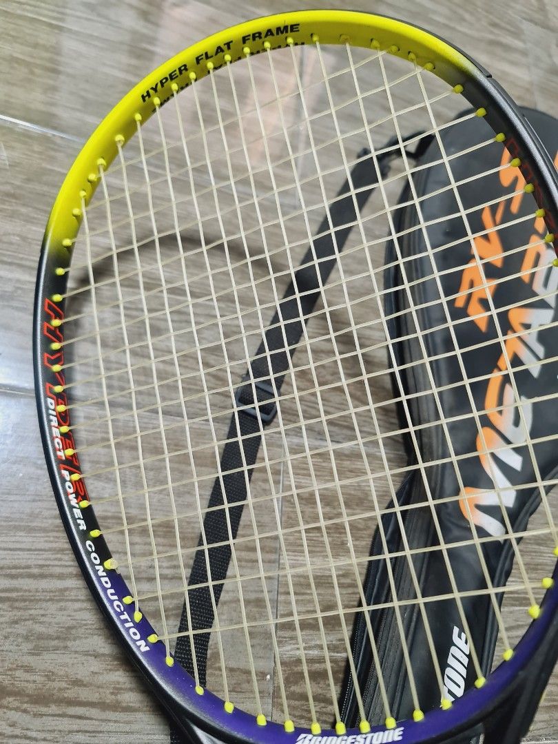 Raquette De Tennis Bridgestone RV 110 R - Taille 4 3/8 - Cordée Neuve, Grip Wilson