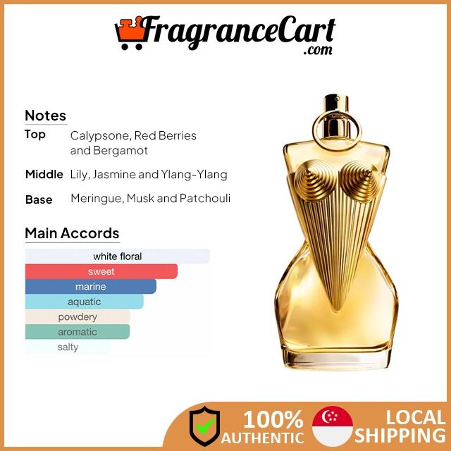 Jean Paul Gaultier Gaultier Divine EDP for Women 100ml Brand New 100 Authentic Perfume FragranceCart Eau de Parfum Jean Paul Gaultier Woman Gold