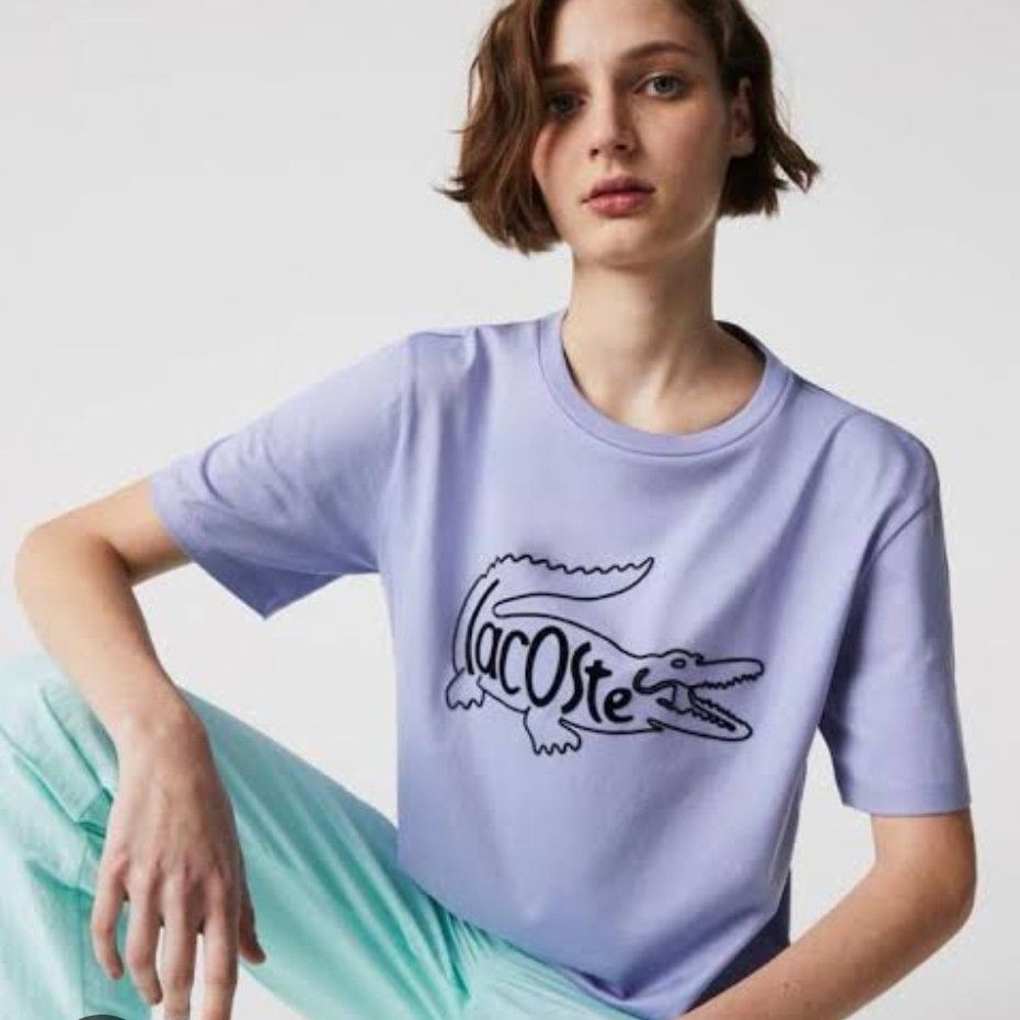T shirt lacoste new arrivals violet