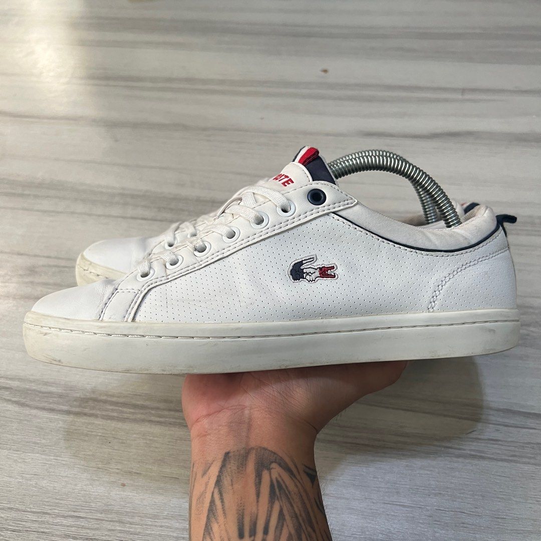 Lacoste straightset 317 womens white clearance