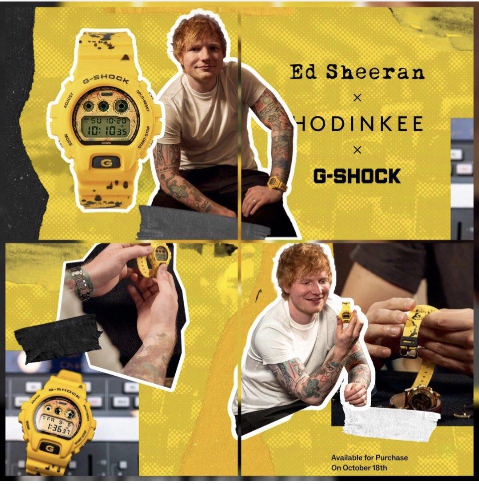 Limited Edition] G-Shock - Subtract By Ed Sheeran For Hodinkee