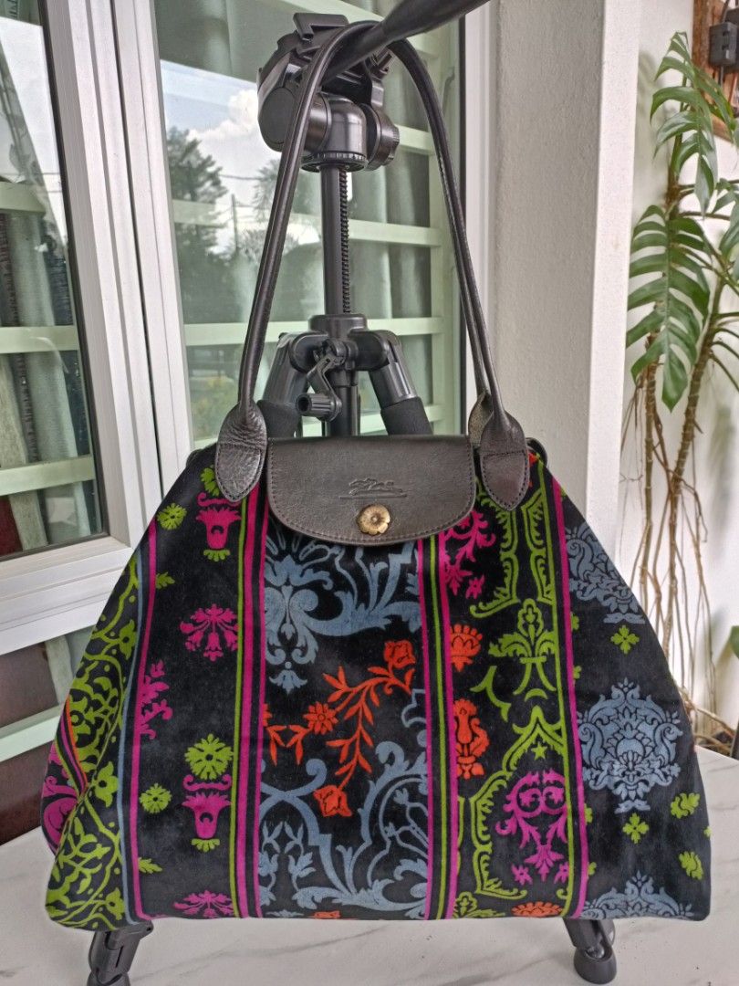 Longchamp velvet bag shop