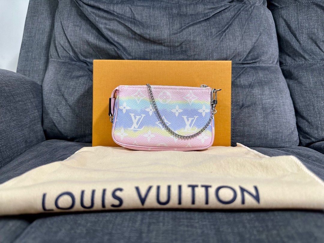 Authentic Louis Vuitton Escale Mini Pochette, Luxury, Bags & Wallets on  Carousell