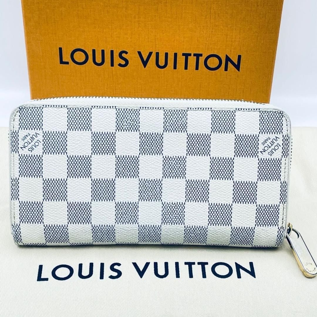 Shop Louis Vuitton DAMIER AZUR Zippy Wallet (N41660, N63503) by lemontree28