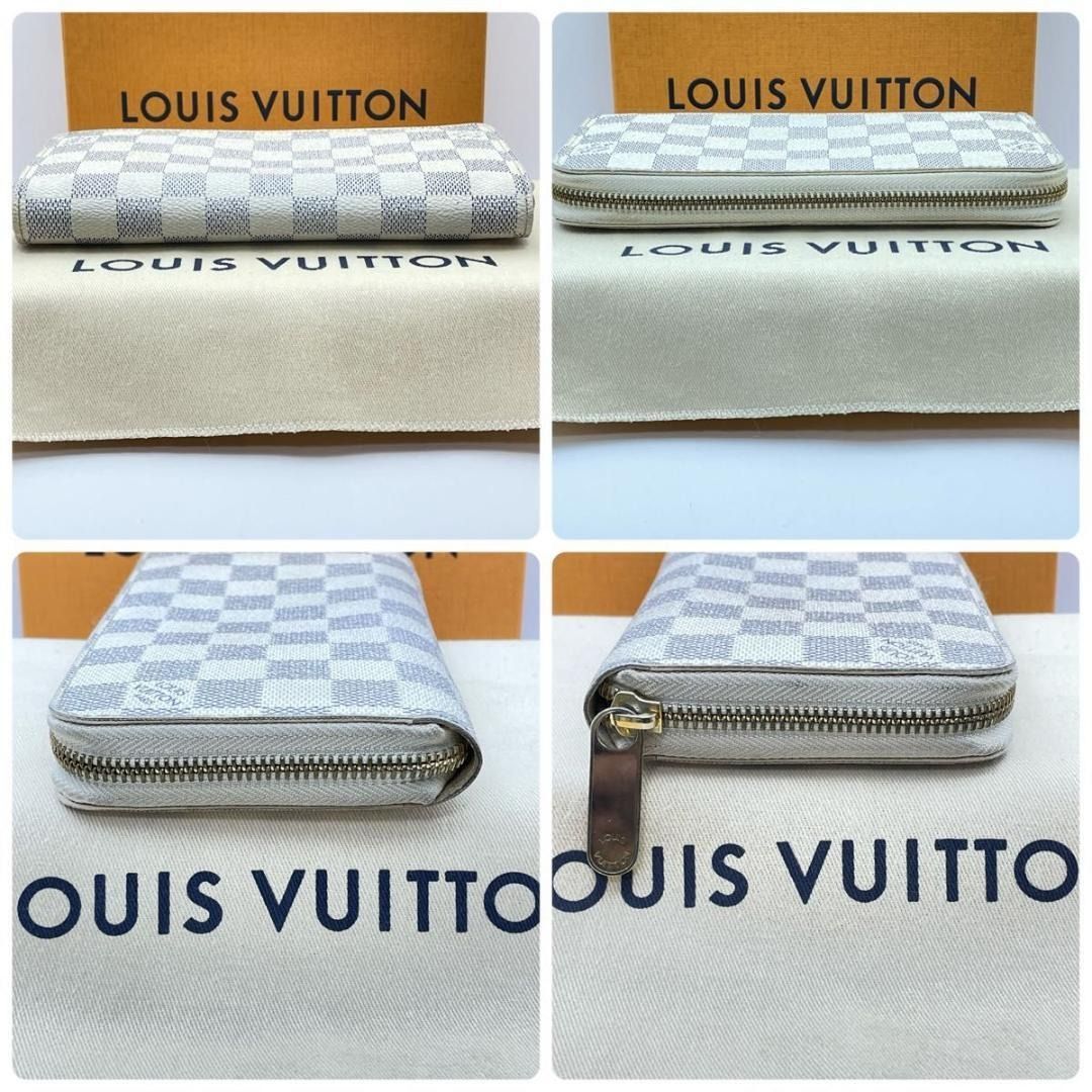 Shop Louis Vuitton DAMIER AZUR Zippy Wallet (N41660, N63503) by lemontree28