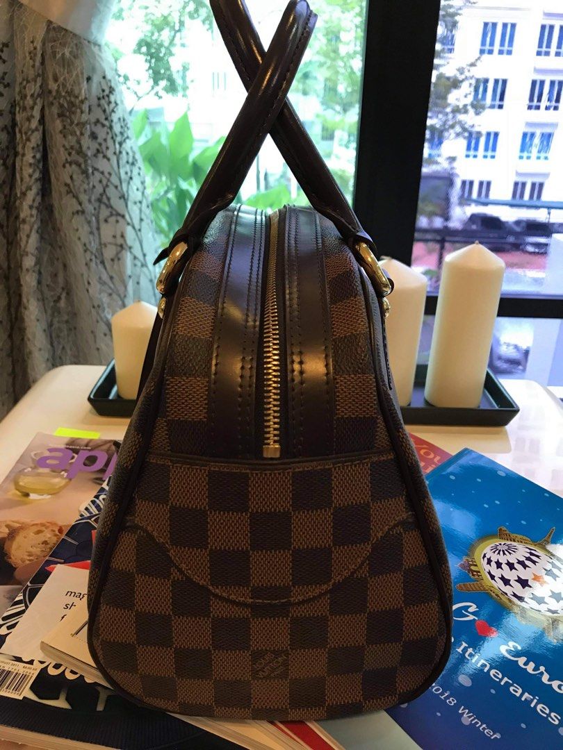 Pre-Owned Louis Vuitton Duomo Damier Ebene Shoulder Bag 