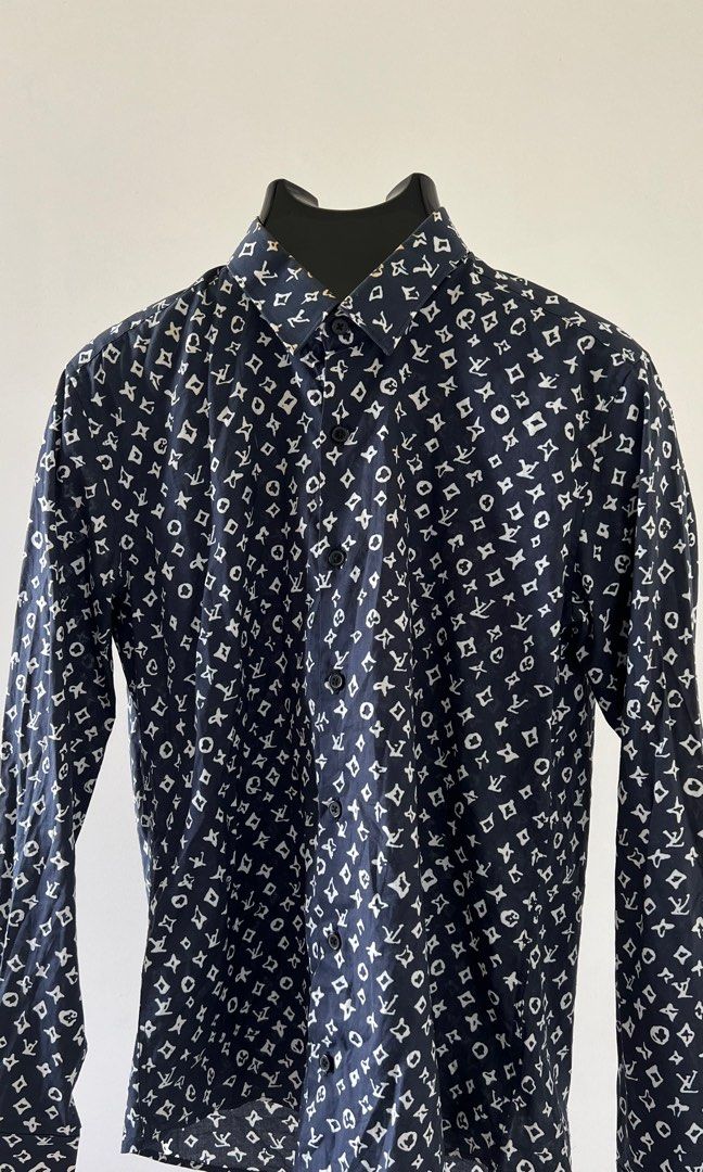 Louis vuitton black dress shirt discount