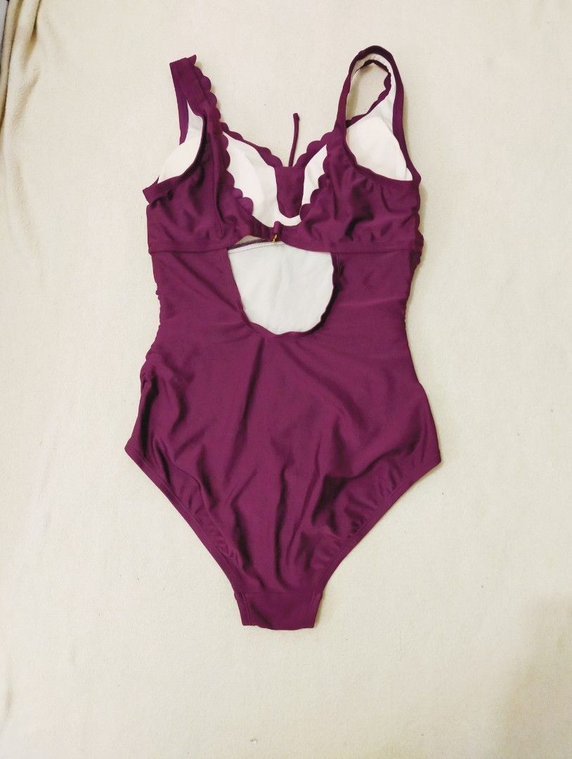 (M) KONA SOL TUMMY CONTROL GROMMET ONE PIECE SWIMSUIT, Women's Fashion