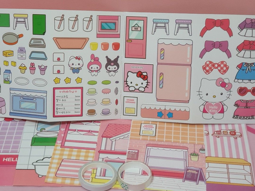 Mainan bongkar pasang sanrio hello kitty, Buku & Alat Tulis, Alat Tulis