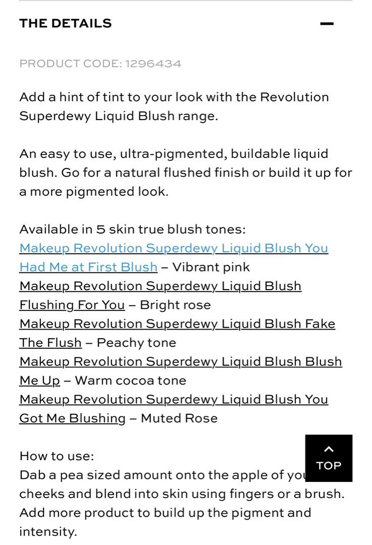 Makeup Revolution Superdewy Liquid Blush You Got Me Blushing
