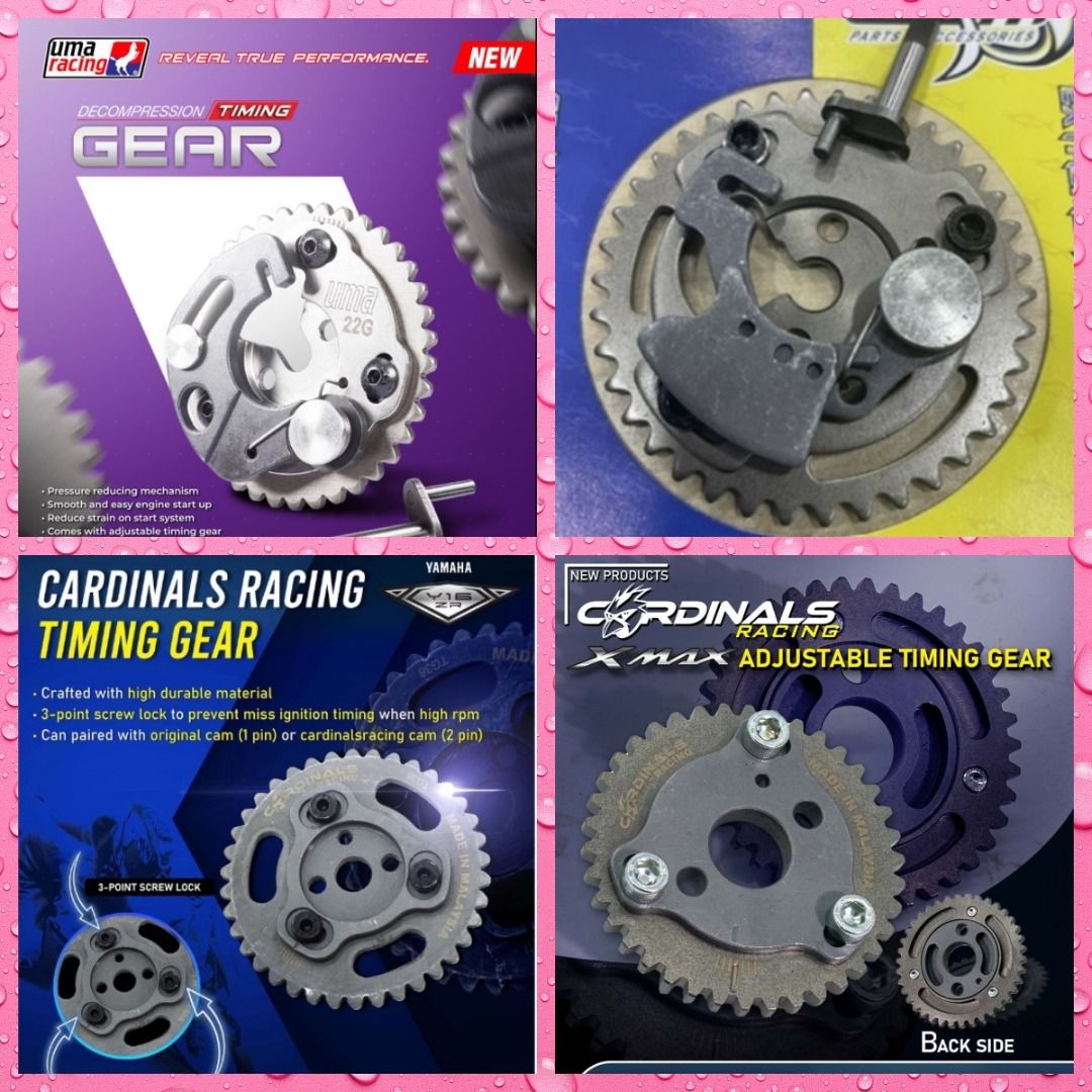 MANUAL CAM CHAIN TENSIONER / SILENT TIMING CHAIN / TIMING CHAIN GUARD