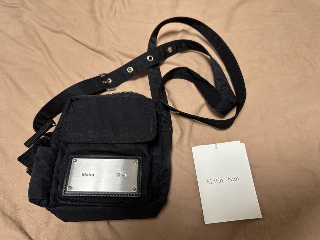Martin Kim Cargo Cross Mini Bag (Black), 名牌, 手袋及銀包