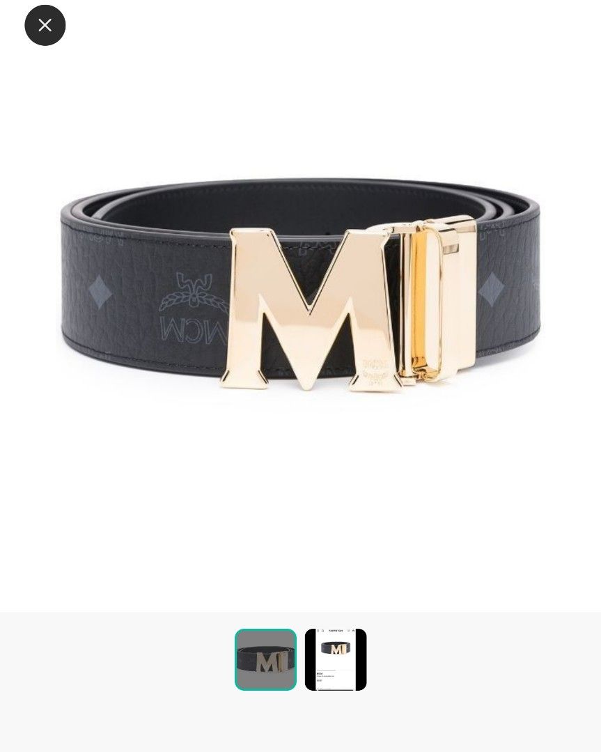 MCM ClAUS M REVERSIBLE BELT, Men's Fashion, Bags, Belt bags, Clutches and  Pouches on Carousell