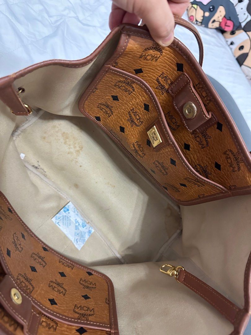 Inside mcm best sale bag