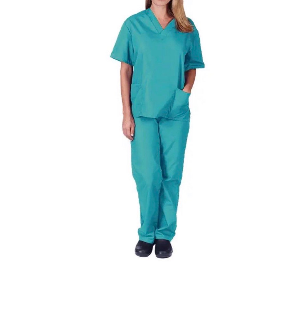 Medical scrub nurse uniform, Women's Fashion, Tops, Other Tops on Carousell
