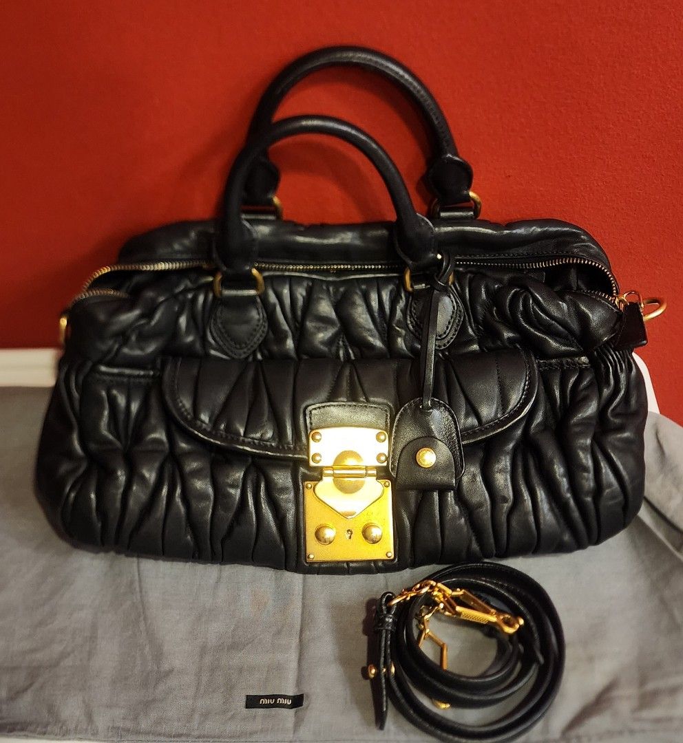 miu miu sling bag, Luxury, Bags & Wallets on Carousell