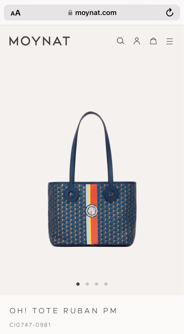 Moynat Oh Tote Ruban PM, Luxury, Bags & Wallets on Carousell