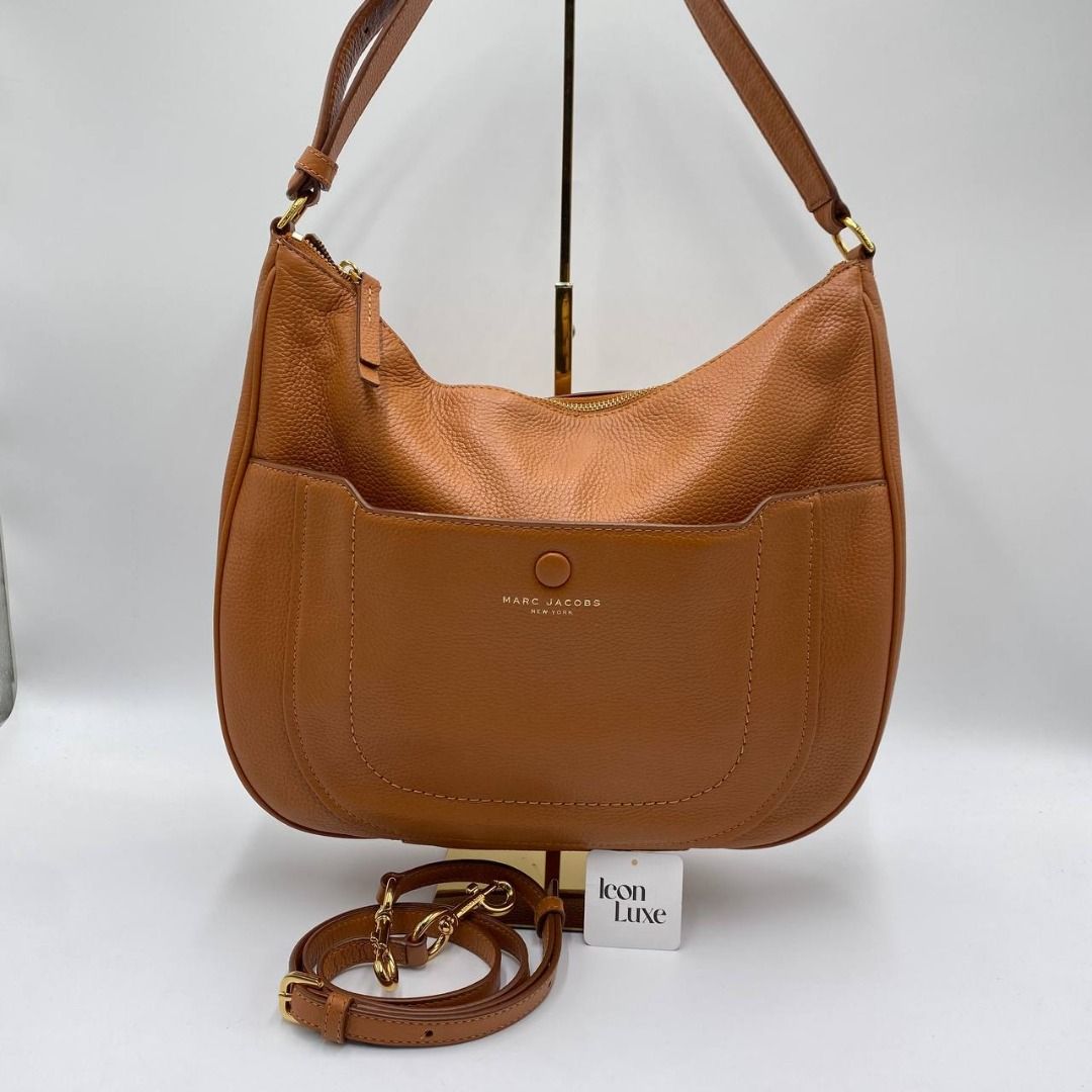 Marc Jacobs Empire City Leather Hobo Crossbody Bag