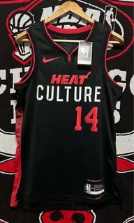 Authentic Men's Nike Dri-Fit x Miami Heat Jersey 22 Jimmy Butler Swingman  Red 50