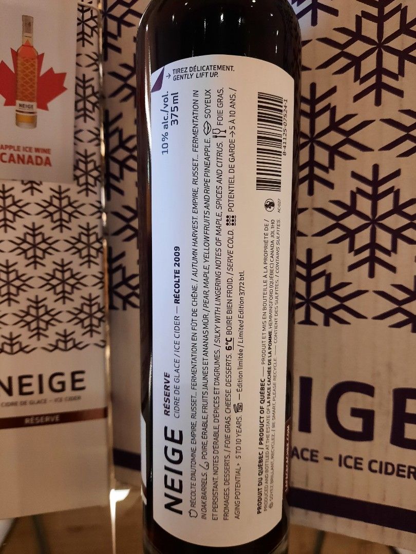 Cidre de glace Neige - 10% - 375ml