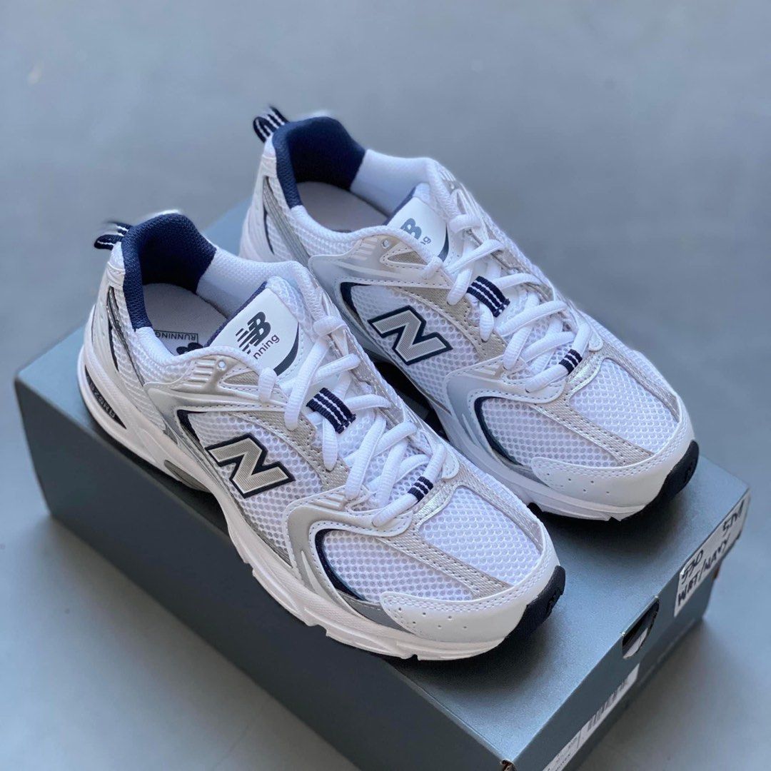 New Balance MR530SG White/Navy, Women's Fashion, Footwear, Sneakers on
