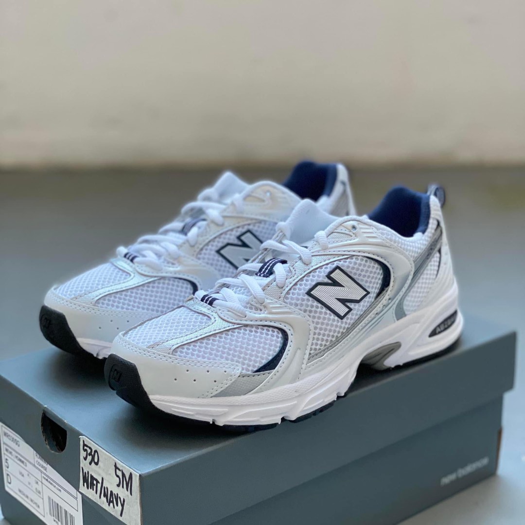 New Balance MR530SG White/Navy, Women's Fashion, Footwear, Sneakers on
