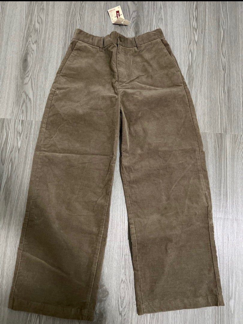 Highwaisted Muji Corduroy Pants, Women's Fashion, Bottoms, Other