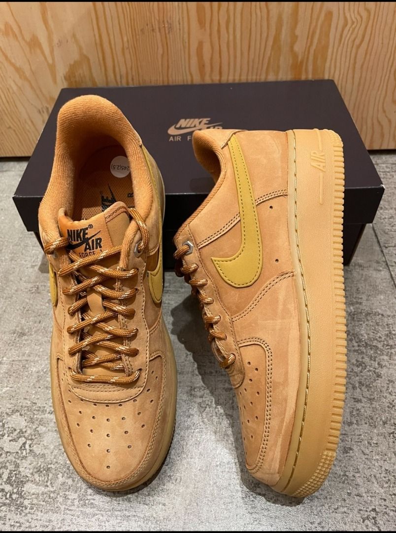 Nike Air Force 1 Low 07 LV8「Wheat /Flax」牛皮經典復古風格防滑輕便