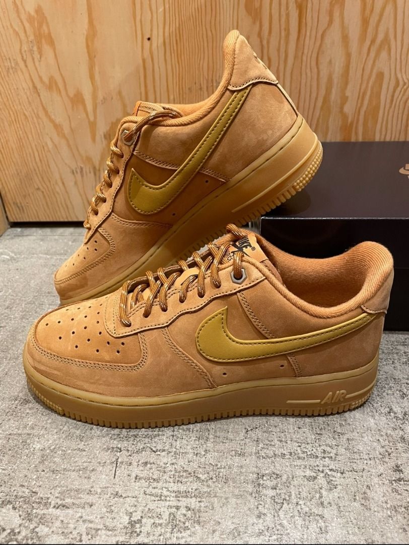 Nike Air Force 1 Low 07 LV8「Wheat /Flax」牛皮經典復古風格防滑輕便