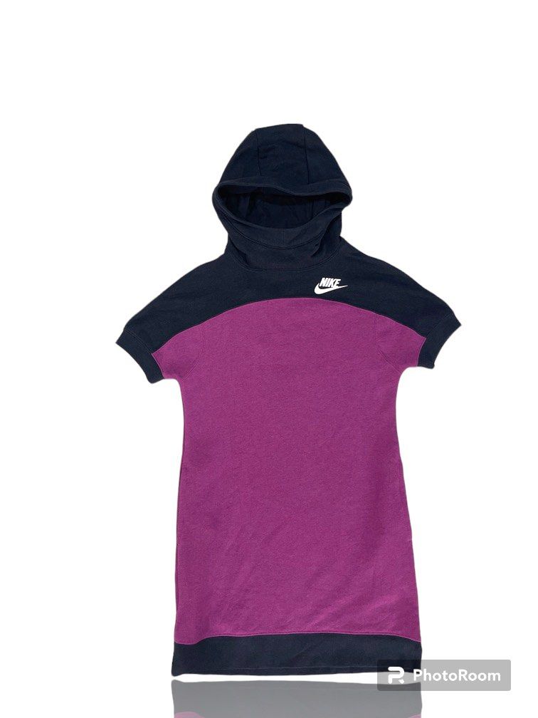 Nike hoodie store dress pink