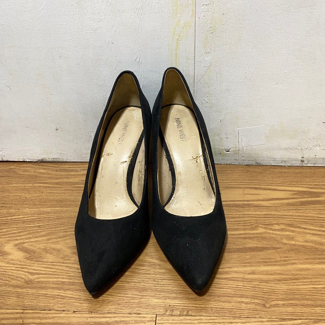 Nine west black heels 3 inches Women s Fashion Footwear Heels