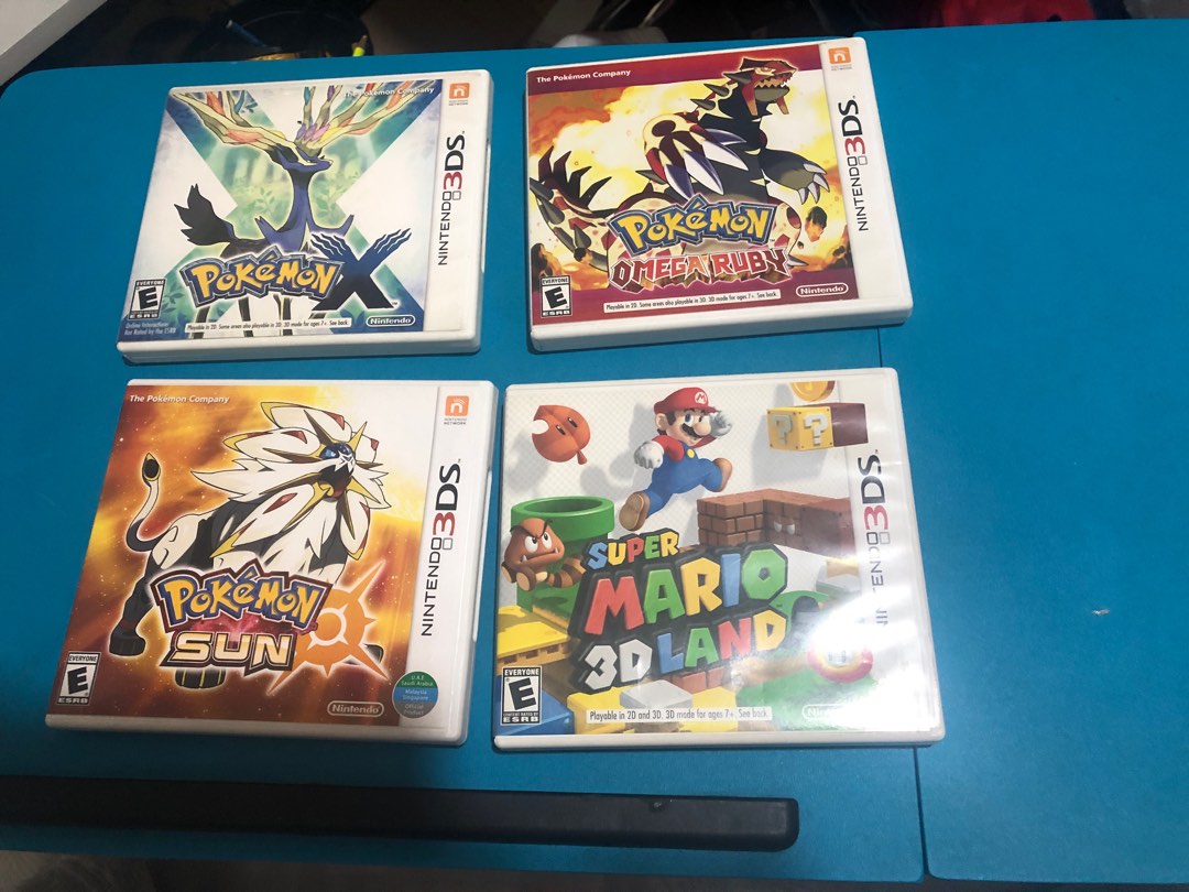Nintendo 3DS Games : Pokemon and Mario, Video Gaming, Video Games ...