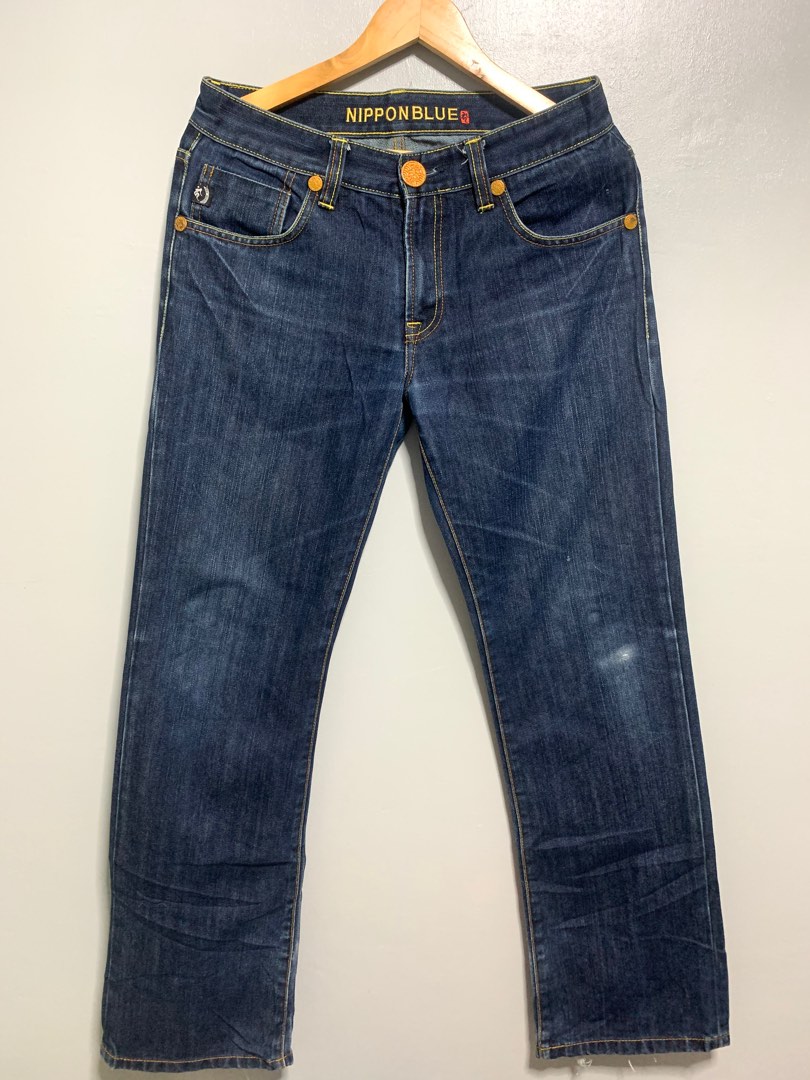 Nippon blue japan, Men's Fashion, Bottoms, Jeans on Carousell