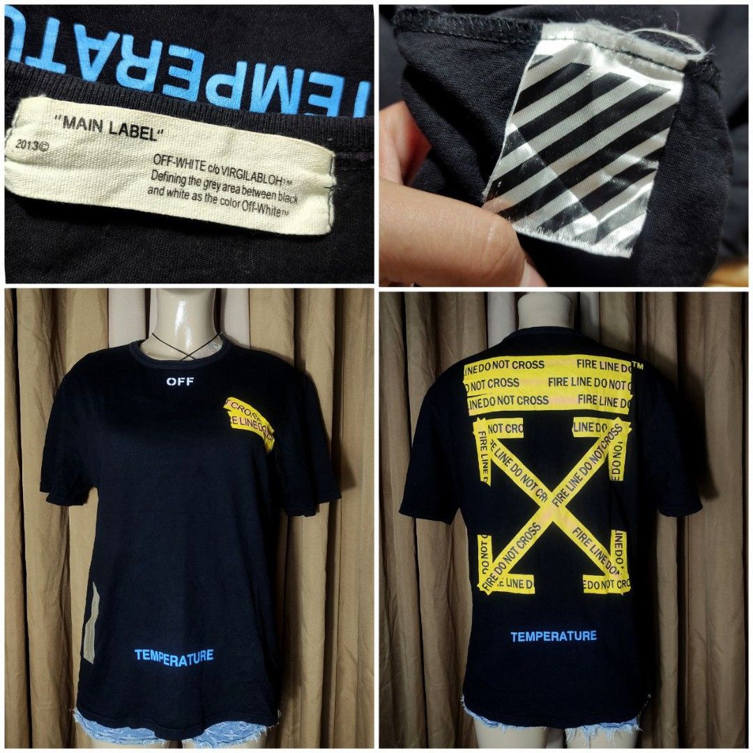 Off-White c/o Virgil Abloh 2013 Collection Tshirt, Men's Fashion, Tops &  Sets, Tshirts & Polo Shirts on Carousell