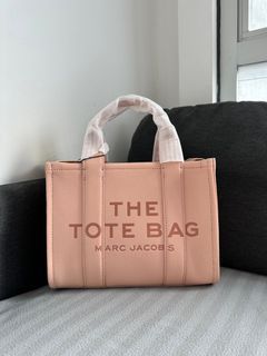 MARC JACOBS Grained Calfskin Mini The Tote Bag Morning Glory 1041123