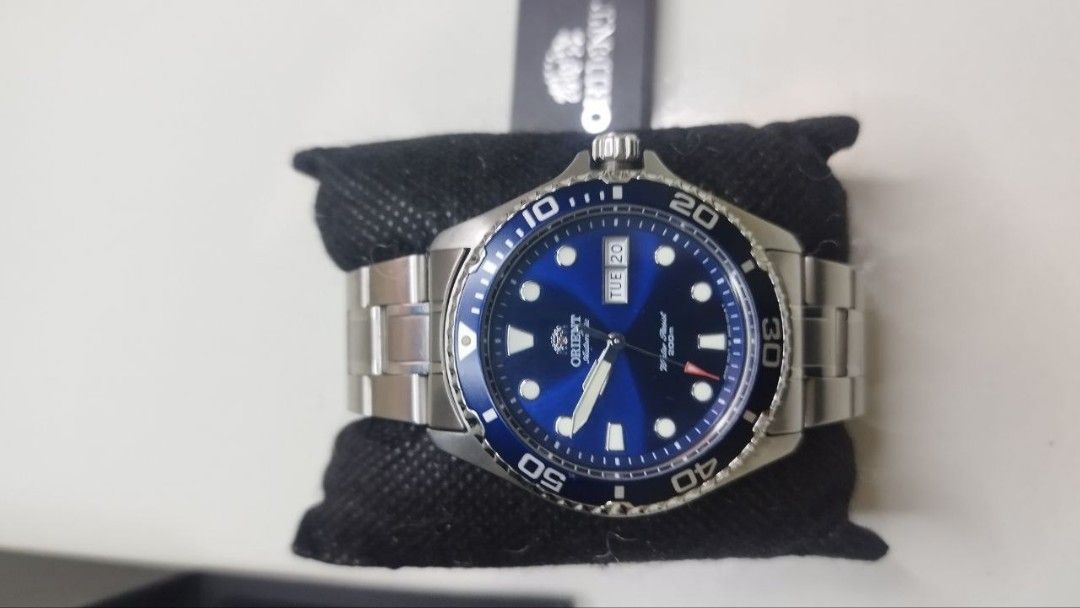 Orient Silver Navy, Men's Fashion, Watches & Accessories, Watches on ...