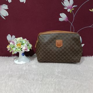 Buy CELINE Celine Macadam Clutch Bag Leather Brown Used AB Rank Second Bag  Clutch Large Pouch Old Vintage from Japan - Buy authentic Plus exclusive  items from Japan