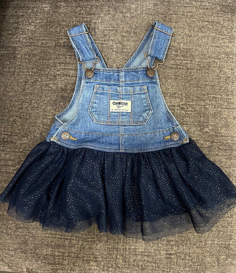 Oshkosh denim sales tulle dress