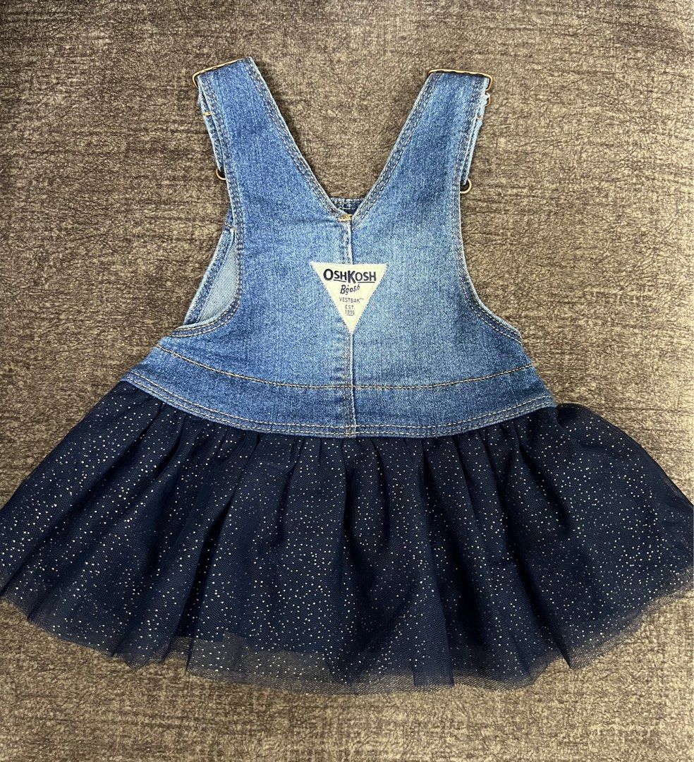 Oshkosh denim tulle dress store