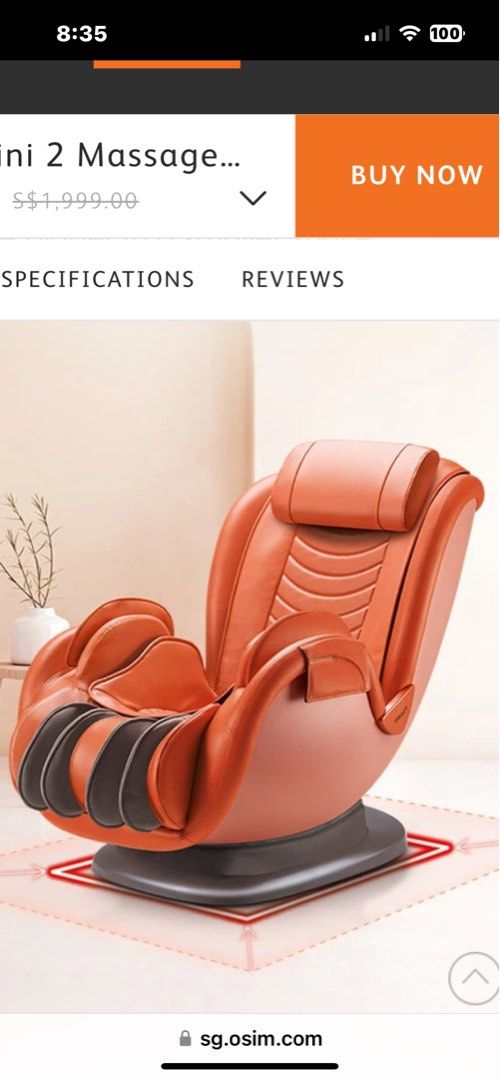 Udivine mini shop 2 massage chair