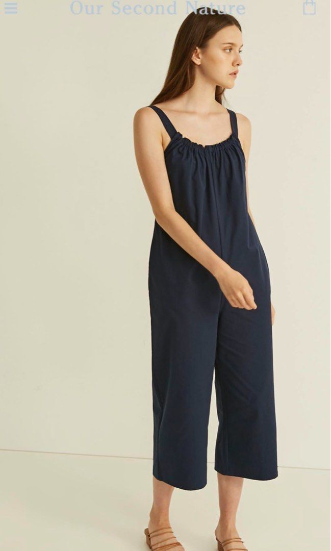 Relaxed V-Neck Cami Jumpsuit - Our Second Nature