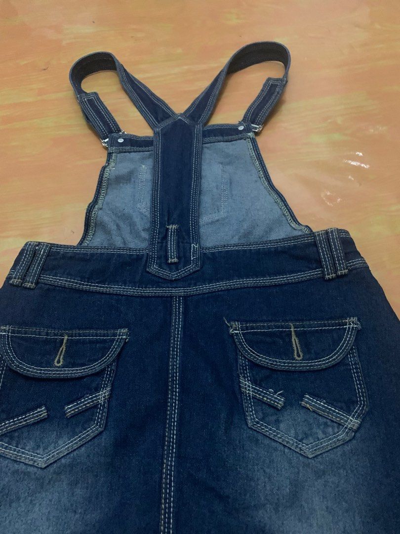 Overall Rok Jeans Overall Rok Jeans, Fesyen Wanita, Pakaian Wanita, Jumpsuits di Carousell