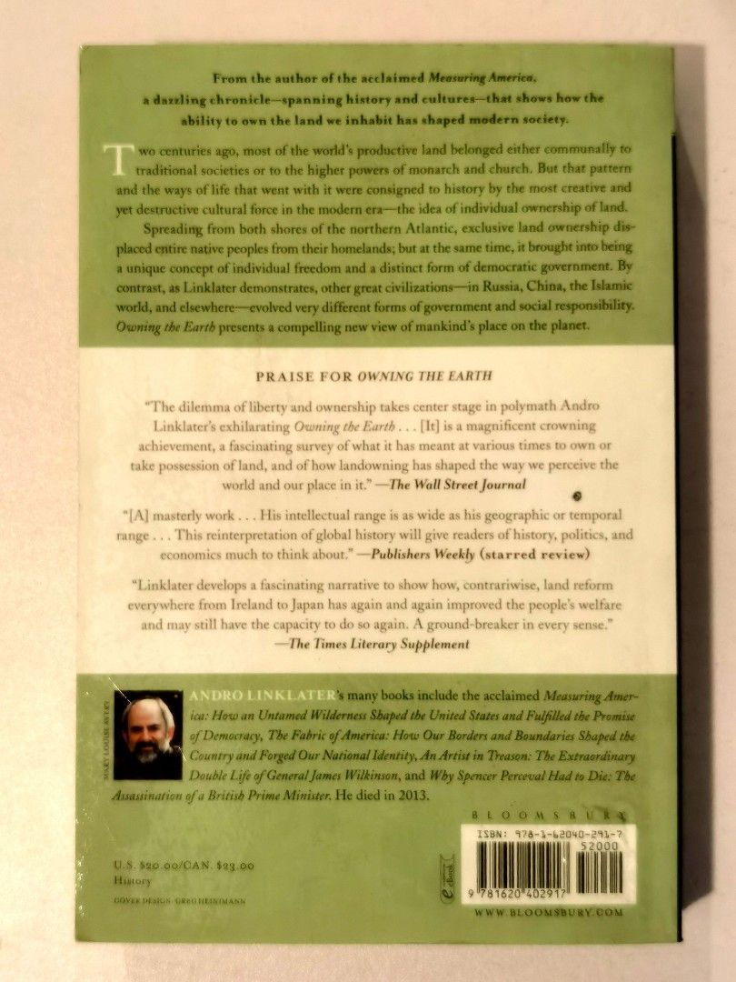 Owning the earth The transforming history of land ownership Book By