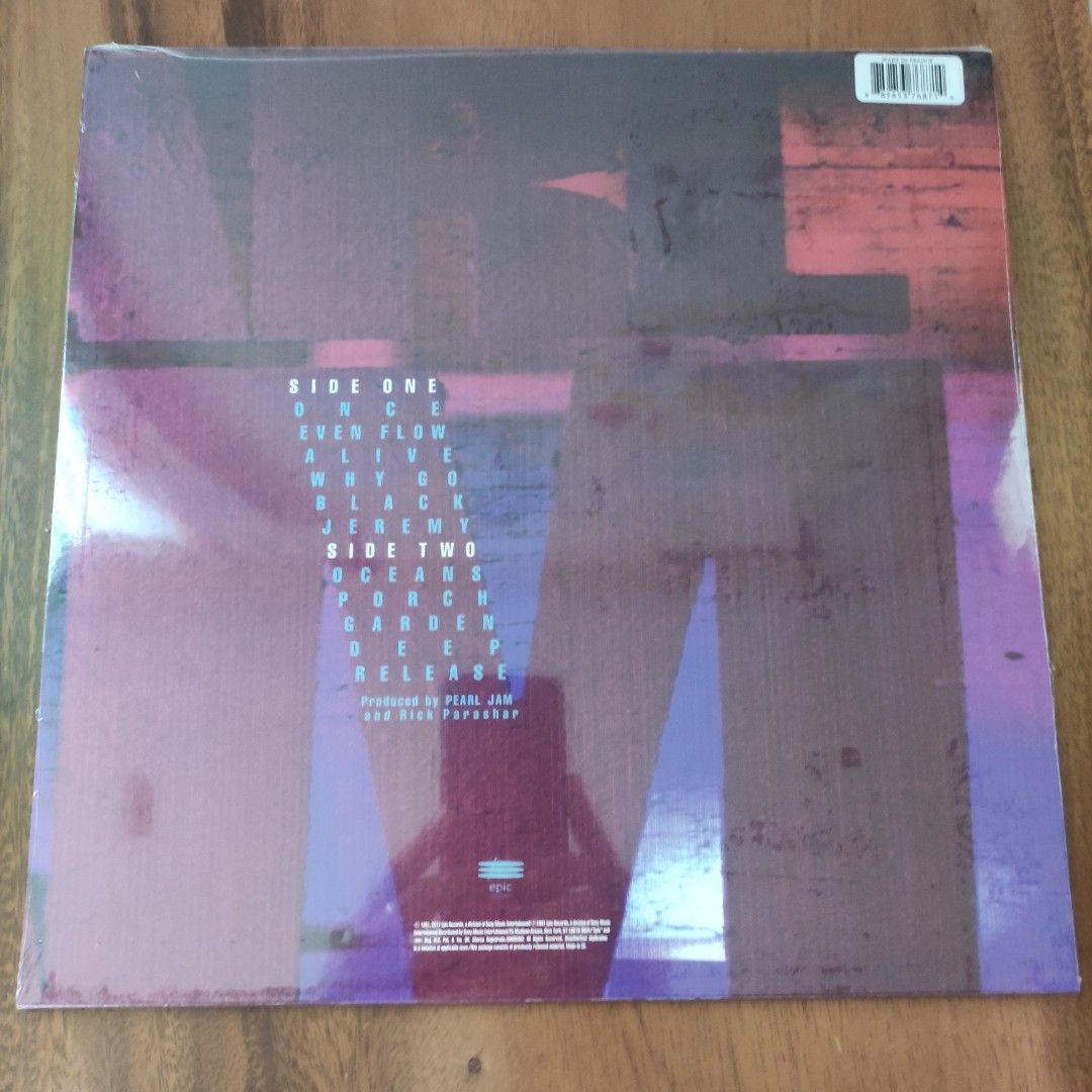 Pearl Jam - Ten (Vinyl Record/LP/Plaka), Hobbies & Toys, Music & Media