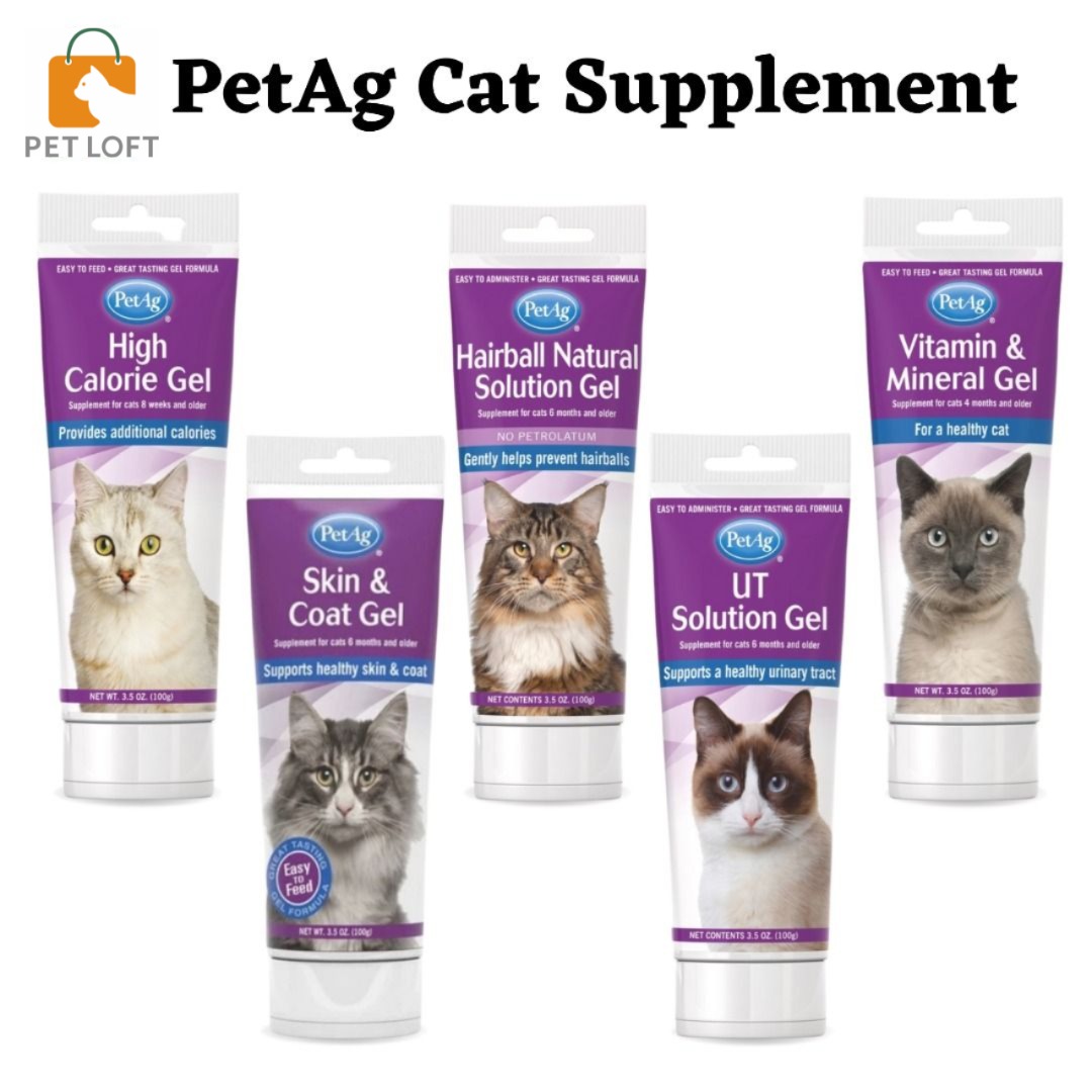 PetAg Supplement For Cats Skin and Coat Hairball Urinary High Calorie