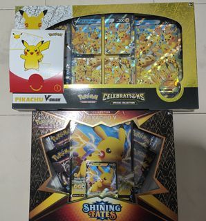  Pikachu Ultra Rare Card Lot - x6 Pokemon Card Set - Pikachu V -  Flying Pikachu V - Surfing Pikachu V : Toys & Games