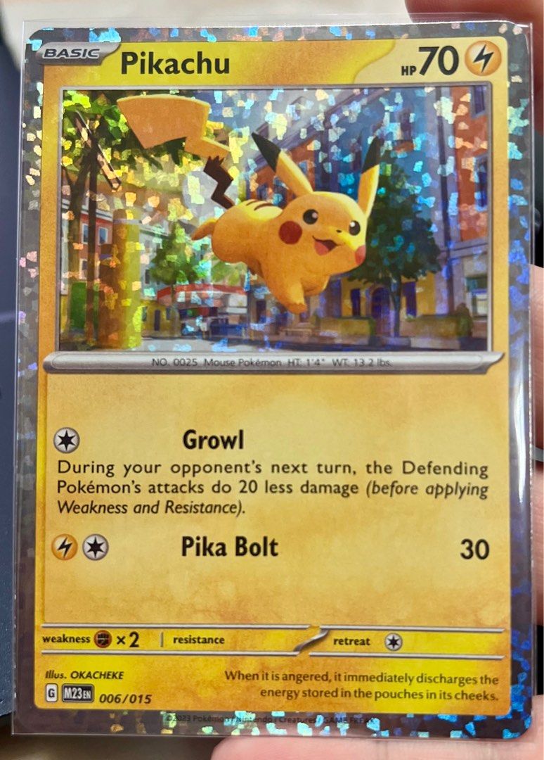 Pokémon Pikachu Card Newly Launched Mcd Oct 2023, Hobbies & Toys